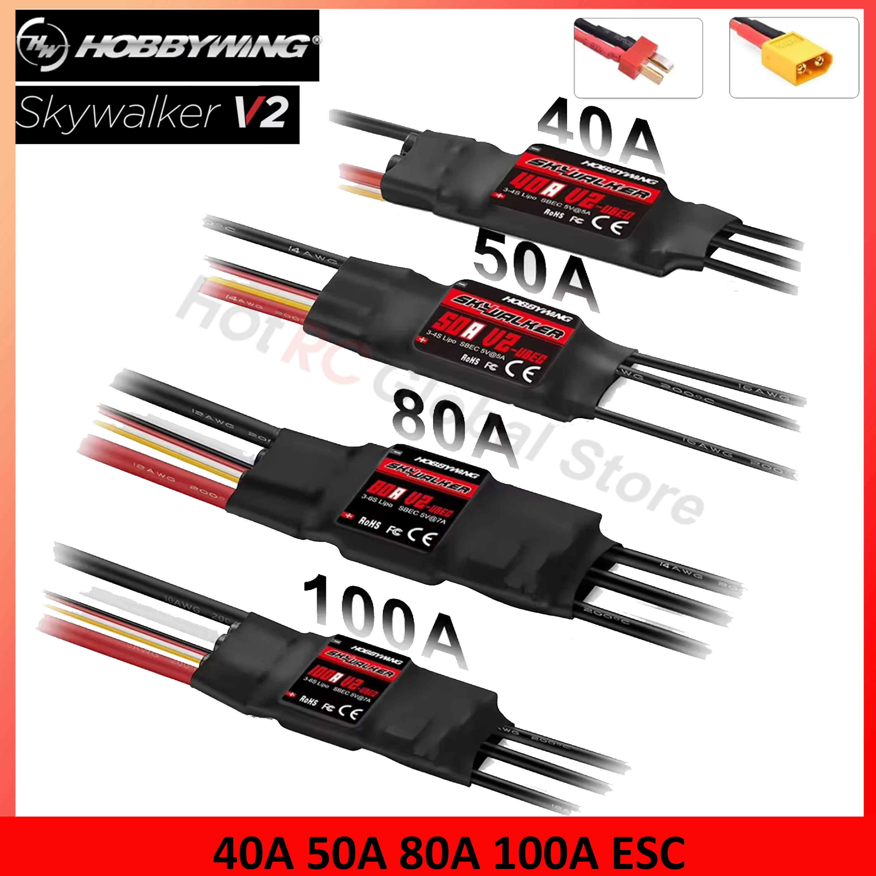 Fpv Drone Motor - HOBBYWING Skywalker V2 serisi 40A 50A