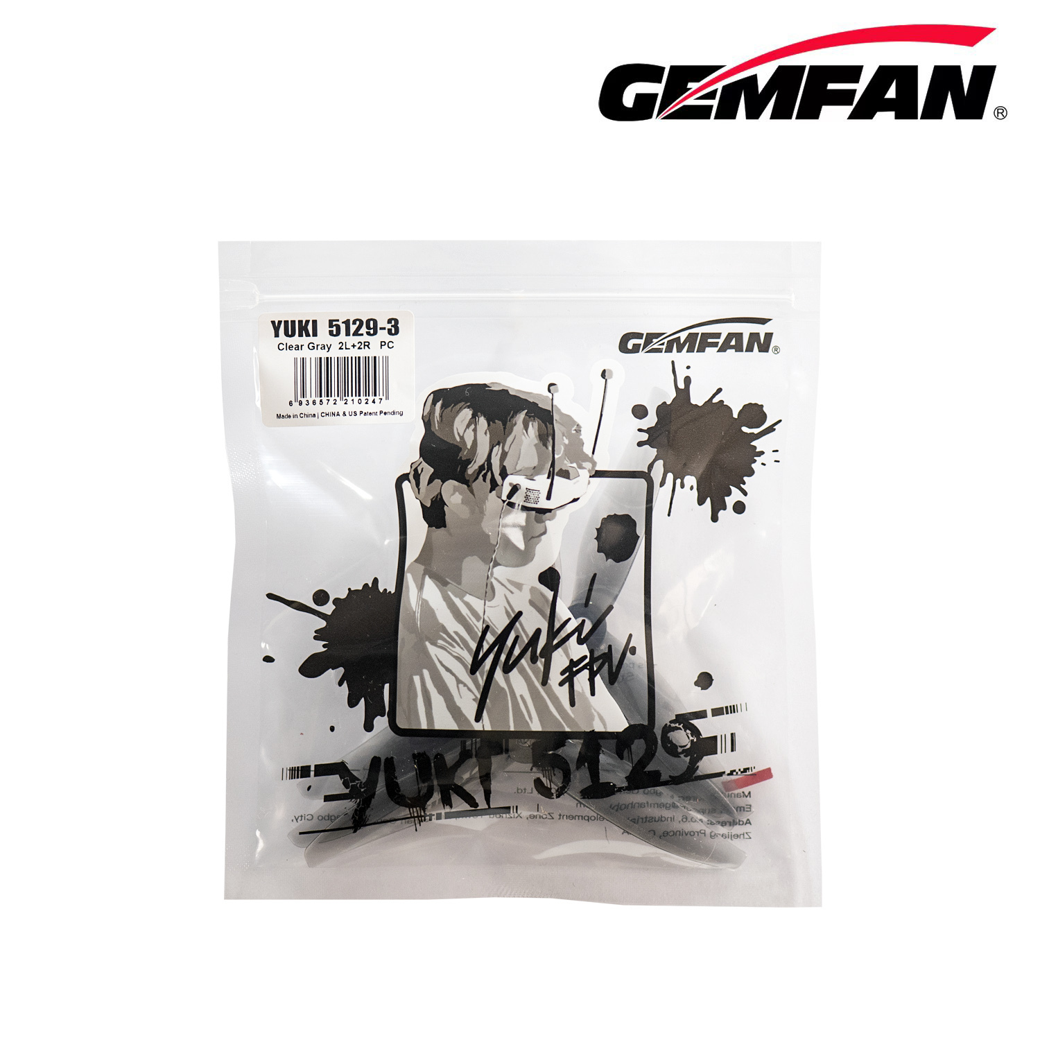 Fpv Drone Motor - Gemfan 5129 5 inç 3 Kanatlı/Tri-bıçaklı