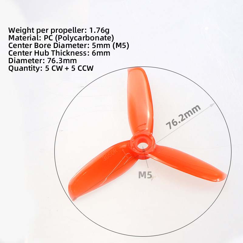 3050 3 İnç Pervaneler, 130/140 - Fpv Drone Motor incelemesi ve fiyatı